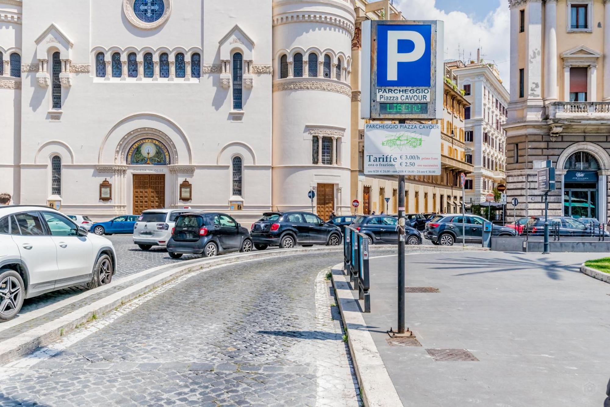 Attico Nel Cuore Di Roma Con Box Privato Per Auto Bagian luar foto